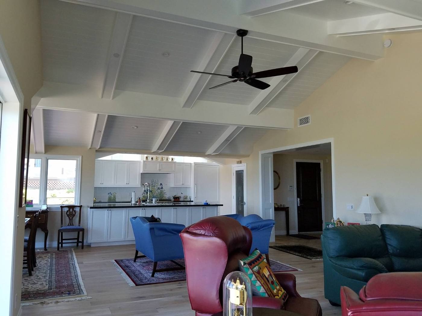 Great room open to the kitchen